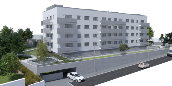 Obra de construção civil da PARDAIS em Pedrouços Maia